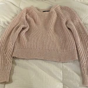 Banana Republic light pink sweater